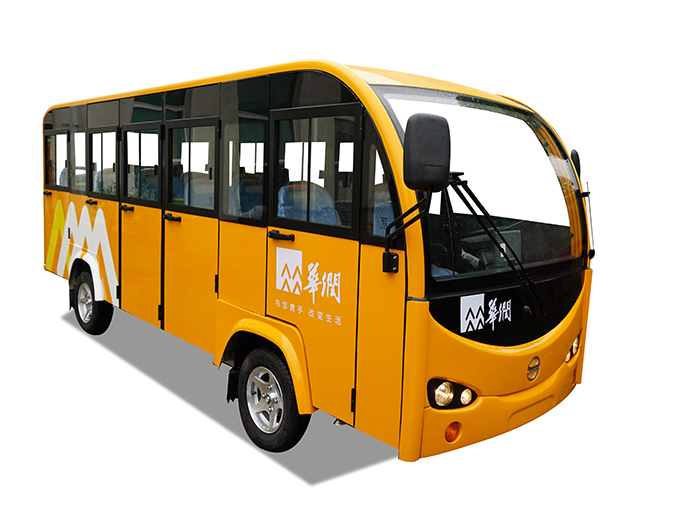 14座全封闭观光车
